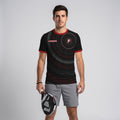 Design Phrase Padel Printed Sleeves Orange Padel T-Shirt