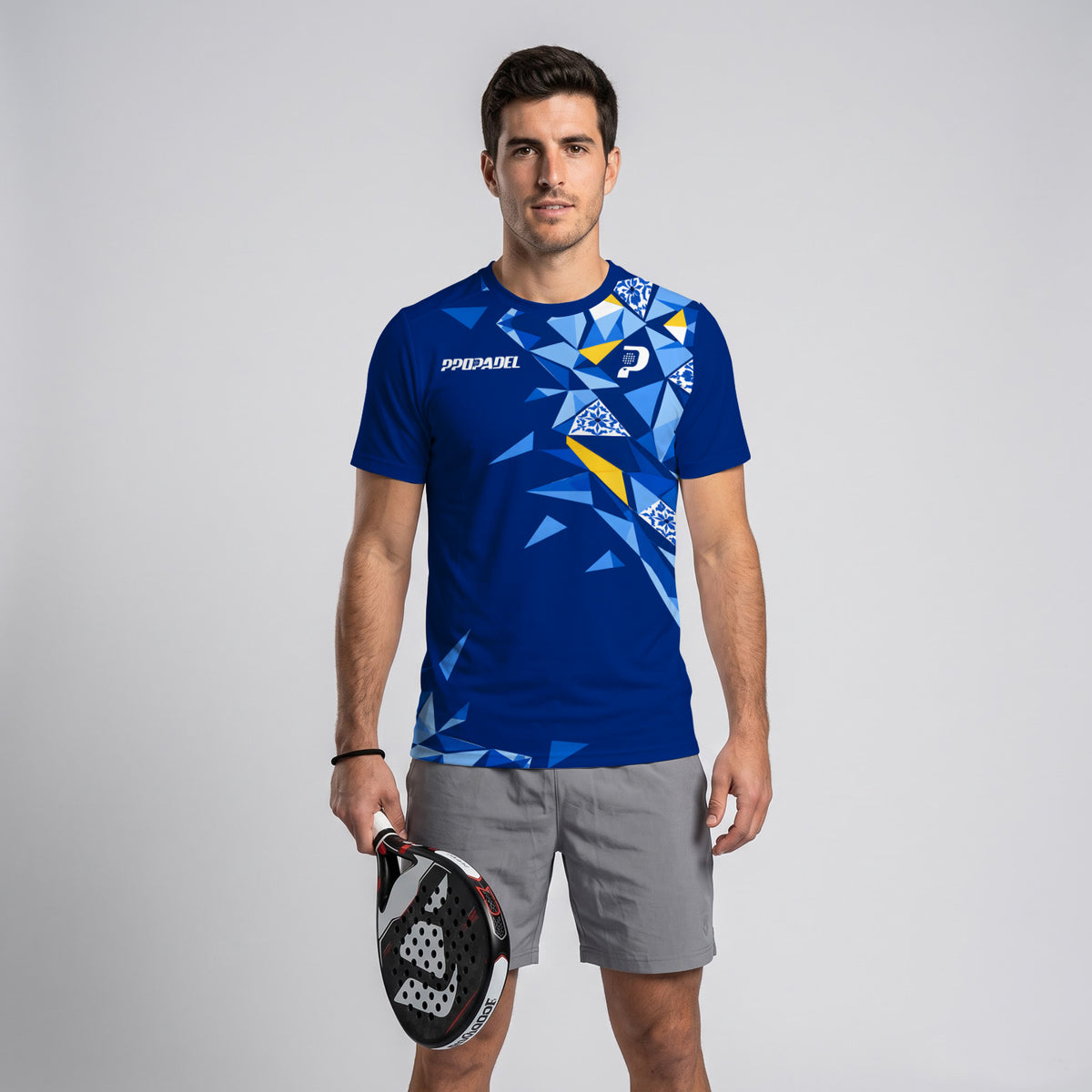 Design Phrase Padel Printed Sleeves Orange Padel T-Shirt