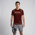 Design Phrase Padel Printed Sleeves Orange Padel T-Shirt