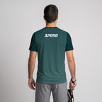 Design Phrase Padel Printed Sleeves Orange Padel T-Shirt