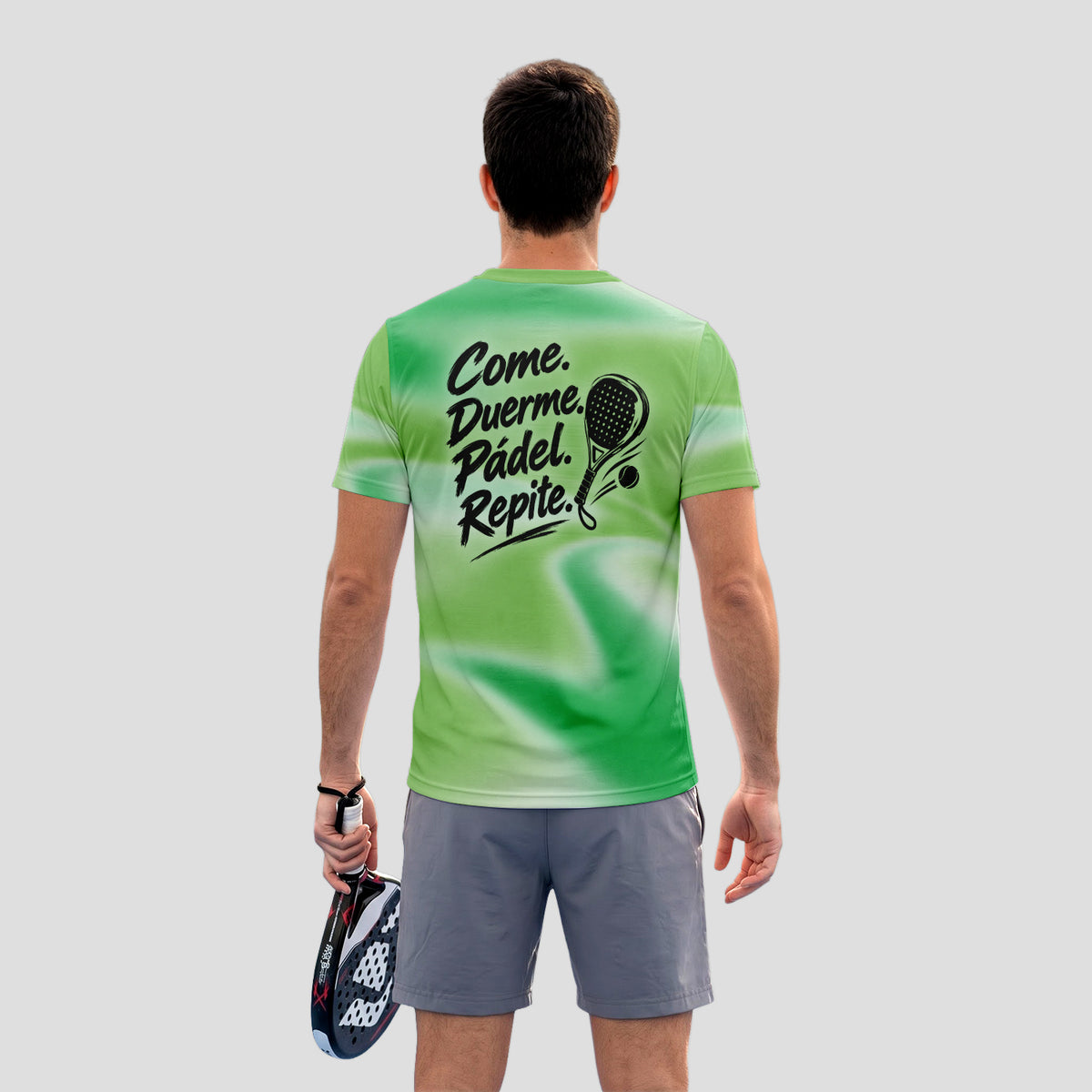 Eat Sleep Padel Repeat Phrase Design Padel T-Shirt