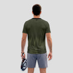 Minimalist Olive Green Sporty Style – Padel T-Shirt
