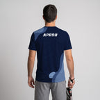 Design Phrase Padel Printed Sleeves Orange Padel T-Shirt