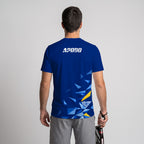Design Phrase Padel Printed Sleeves Orange Padel T-Shirt