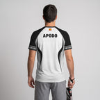 Design Phrase Padel Printed Sleeves Orange Padel T-Shirt