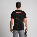 Design Phrase Padel Printed Sleeves Orange Padel T-Shirt