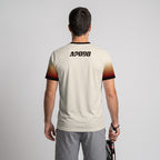 Design Phrase Padel Printed Sleeves Orange Padel T-Shirt