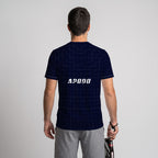 Design Phrase Padel Printed Sleeves Orange Padel T-Shirt