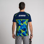 Design Phrase Padel Printed Sleeves Orange Padel T-Shirt