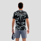 Black and White Peaks Design – Padel T-Shirt