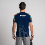 Design Phrase Padel Printed Sleeves Orange Padel T-Shirt