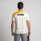 Design Phrase Padel Printed Sleeves Orange Padel T-Shirt