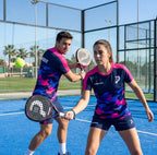 Design Phrase Padel Printed Sleeves Orange Padel T-Shirt