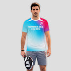 Design Phrase Track Passion Celeste Pink Padel T-Shirt