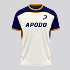 Design Phrase Padel Printed Sleeves Orange Padel T-Shirt