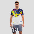 Diseños Abstractos Salpicaduras Colores Brillantes - Camiseta de Pádel