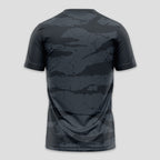 Dark Grey and Black Camouflage – Padel T-Shirt